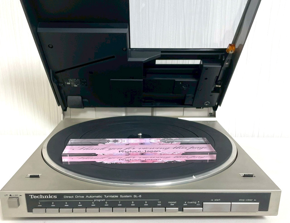 Technics SL-6 Linear Tracking Direct Drive Turntable Tested Works