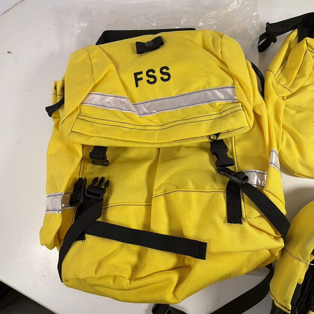 FSS Fire Fighters Yellow Field Pack Backpack helena industries