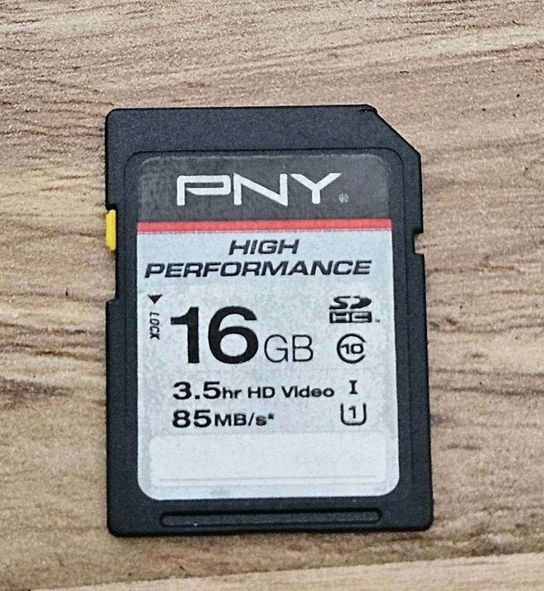 PNY Technologies 16GB High Performance Memory Card Pulled From A NINTENDO WII