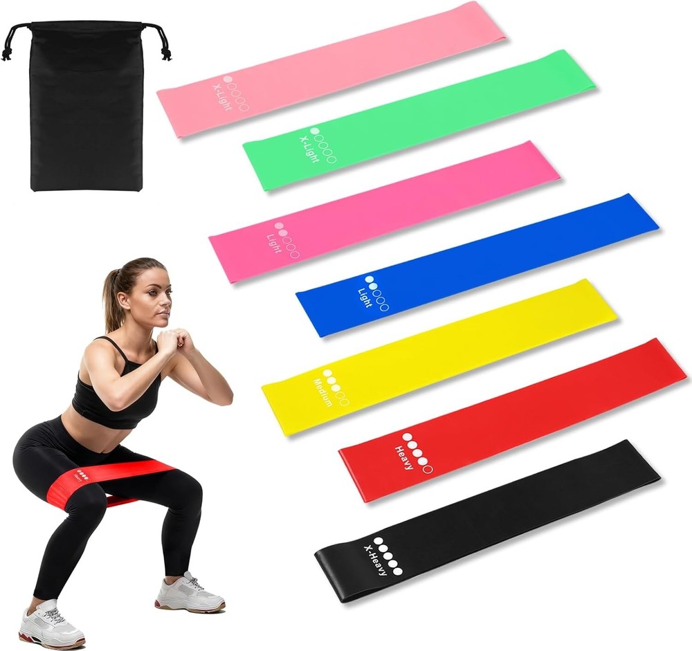 Elastic Resistance Bands Set, Multi-Colored Workout Bands, Different