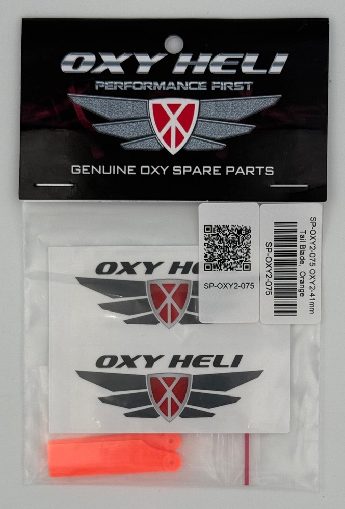 OXY HELI OXY2 41mm TAIL BLADE ORANGE SP-OXY2-075