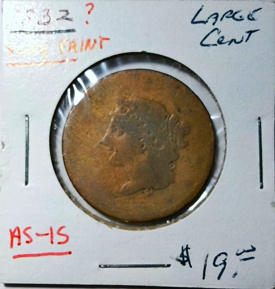 1832 Matron Head Large Cent