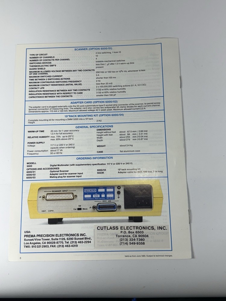 Perma Instrumentation Group Products Presentation Data Sheets