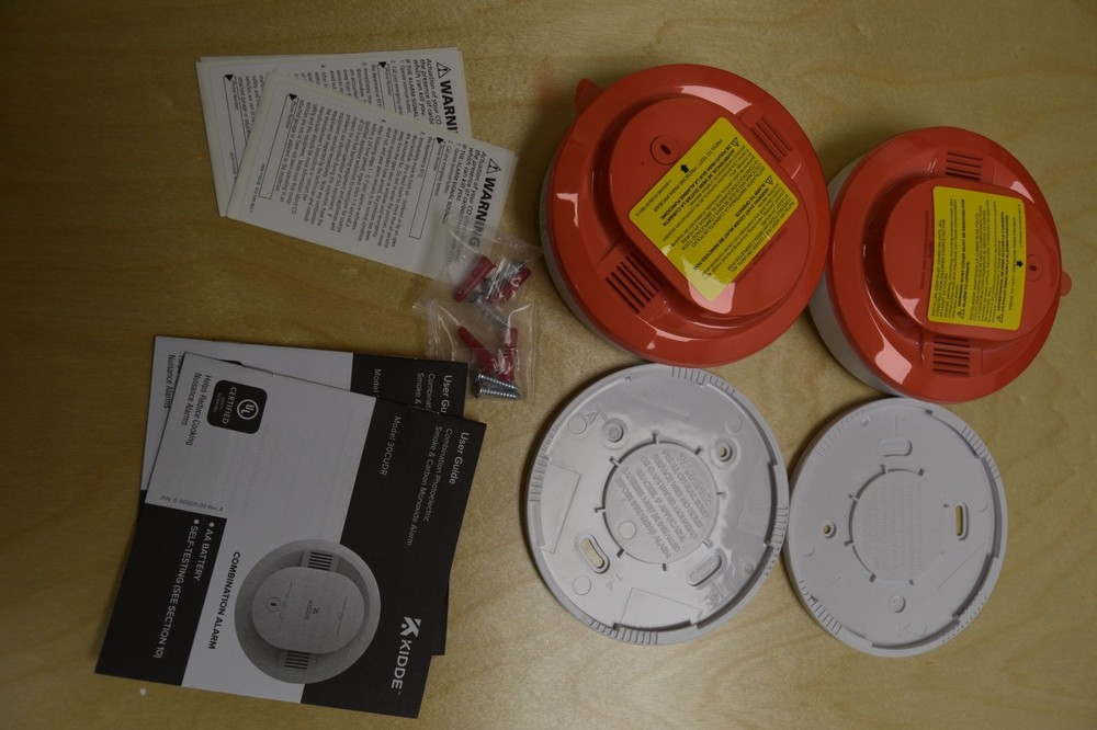 Kidde Smoke & Carbon Monoxide Detector, LED Warning Light, 2 Pack, New