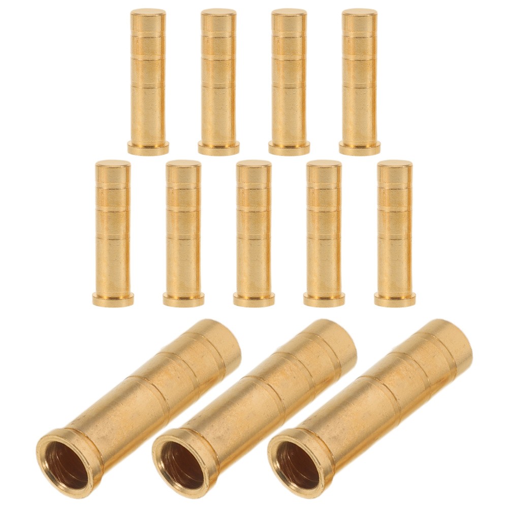 12 Pcs Arrow Connection Seat Inserts Points Brass Connector Archery
