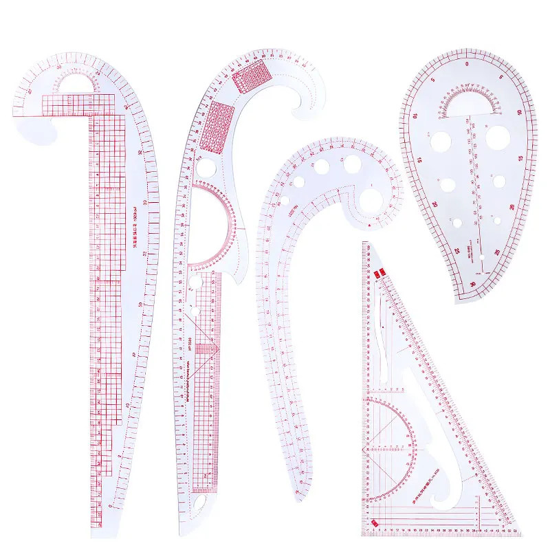 Sewing Ruler Set Measure Patchwork Tailor Curve Fabric Drawing Template DIY Tool