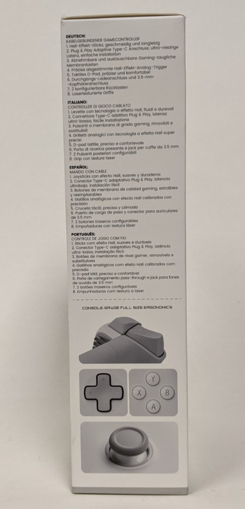 GameSir G8+ Plus USB-C Mobile Controller MFi iPhone 15/16 Android 2 Back Gray