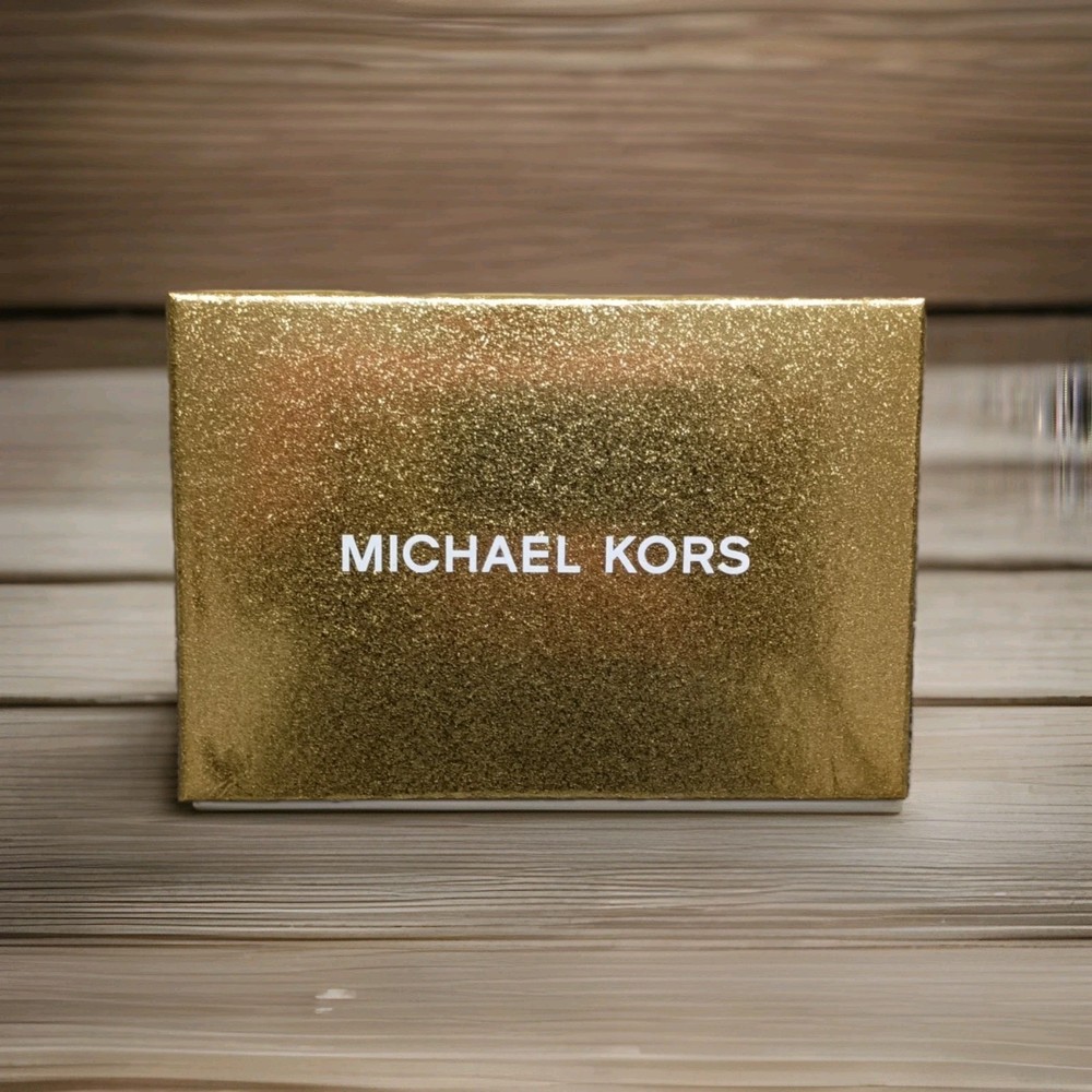 Gold Michael Kors Box With Wallet.