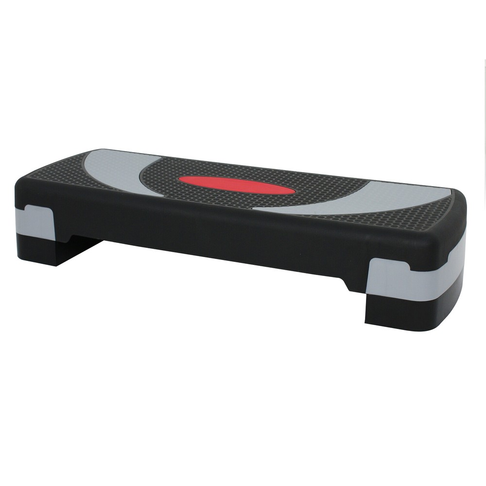 2PCS 30" Aerobic Exercise Step Platform w/4 Risers Adjust Height Workout Stepper