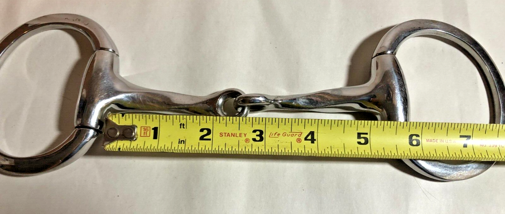 5" BT Crump Slow Twist Eggbutt Snaffle Bit