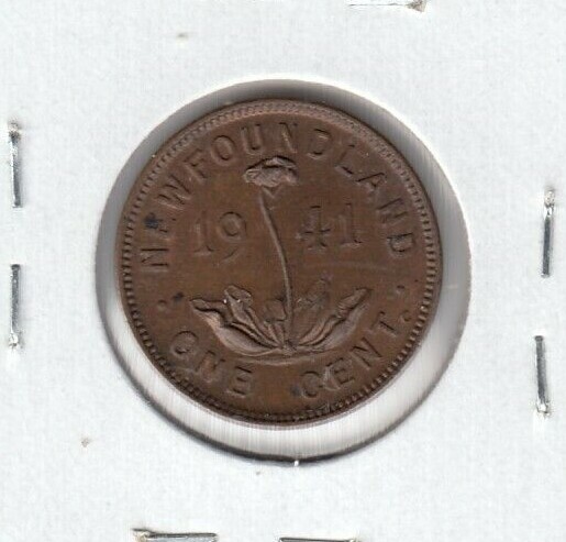 1941C Newfoundland One Cent    C6