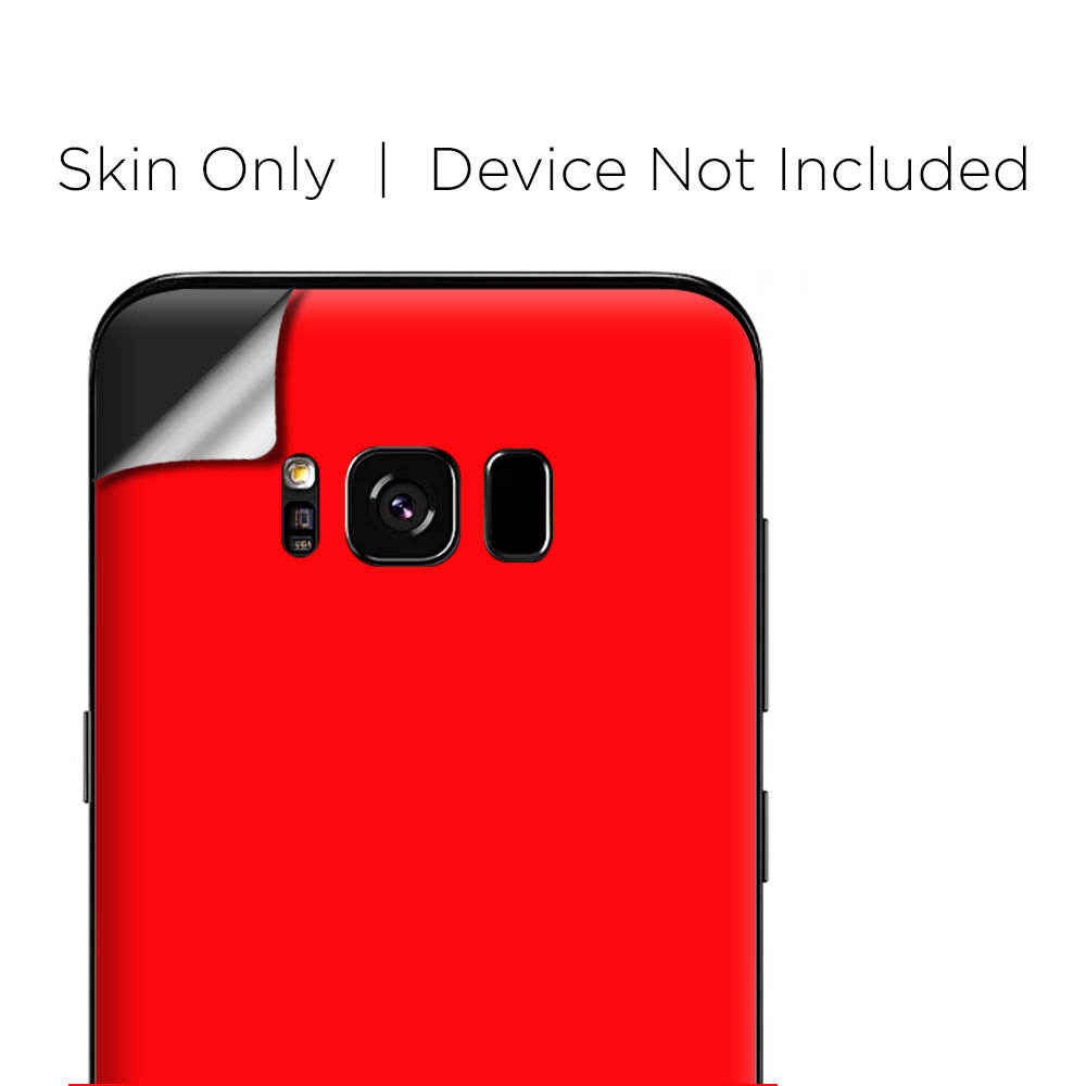 Skins Decals for Samsung Galaxy S8 - Solid Red color