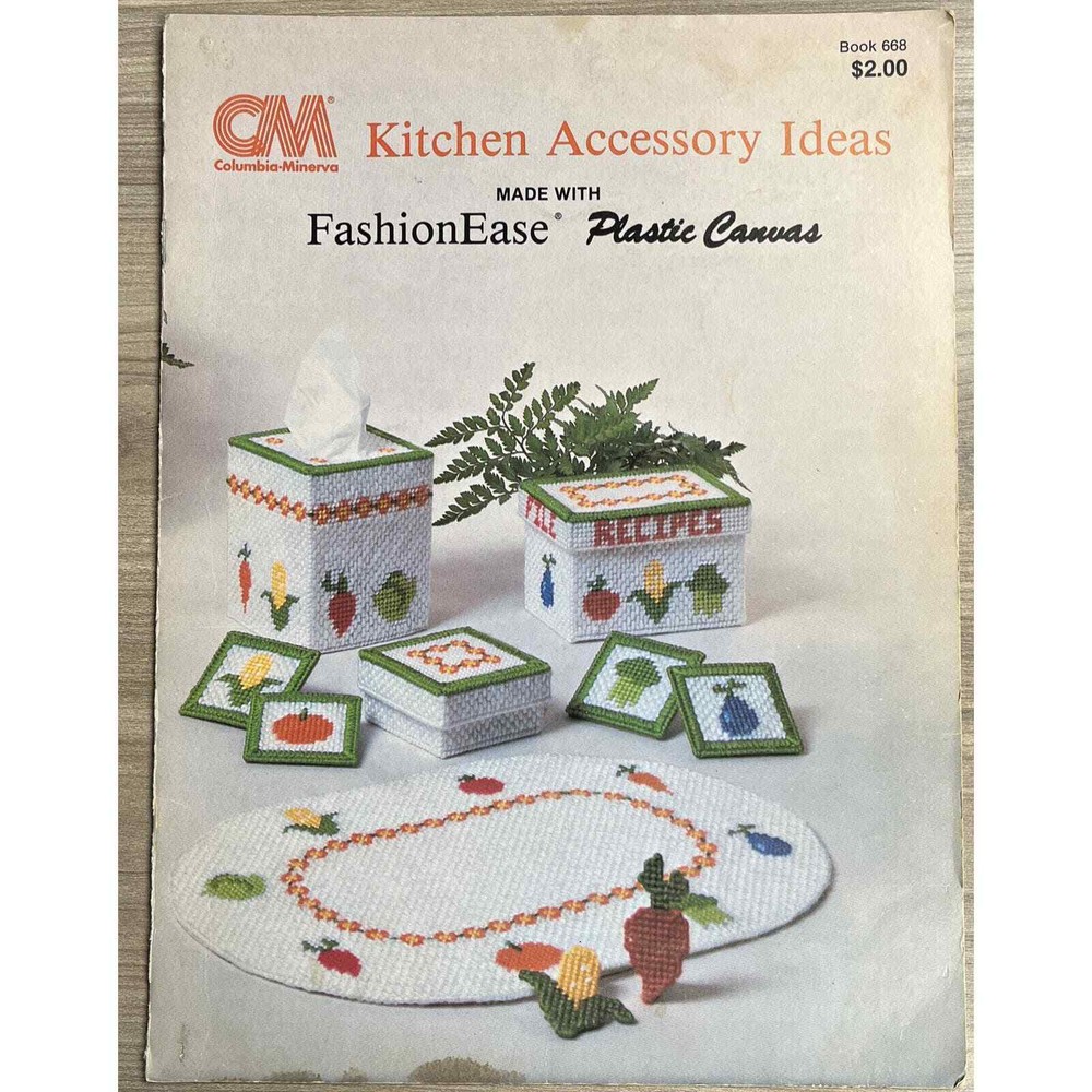 Kitchen Accessory Ideas Plastic Canvas Instruction Book Columbia Minerva 668