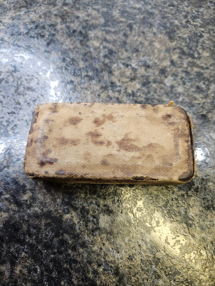 Vintage Gillette Razor Khaki Set *Rough Shape*
