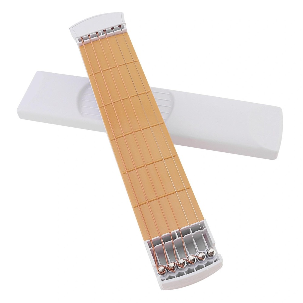 Guitar Chord Practice Tool for Beginner, Pocket Portable Trainer 6 Strings 6 ...