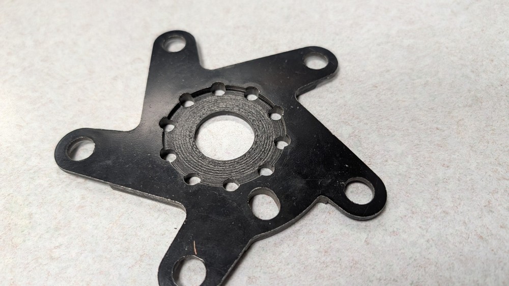 Bicycle Black Front Chainring Converter