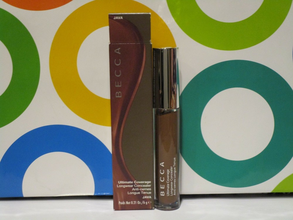 BECCA ~ ULTIMATE COVERAGE LONGWEAR CONCEALER ~ JAVA ~ 0.21 OZ BOXED