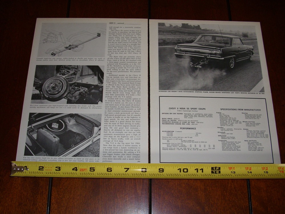 1964 CHEVROLET CHEVY II NOVA ORIGINAL ARTICLE