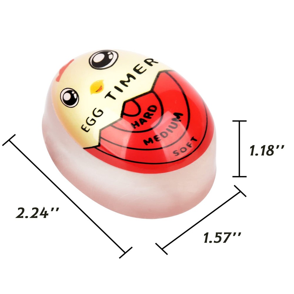 3 Pack Egg Timer Soft Hard Boiled Egg Boiler Timer That Changes Color When Done