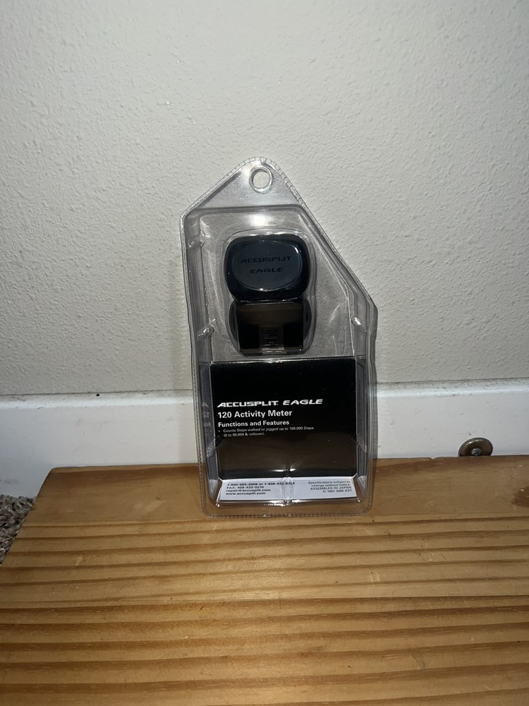 Accusplit Eagle AE180 Activity Meter - Pedometer - New - Sealed