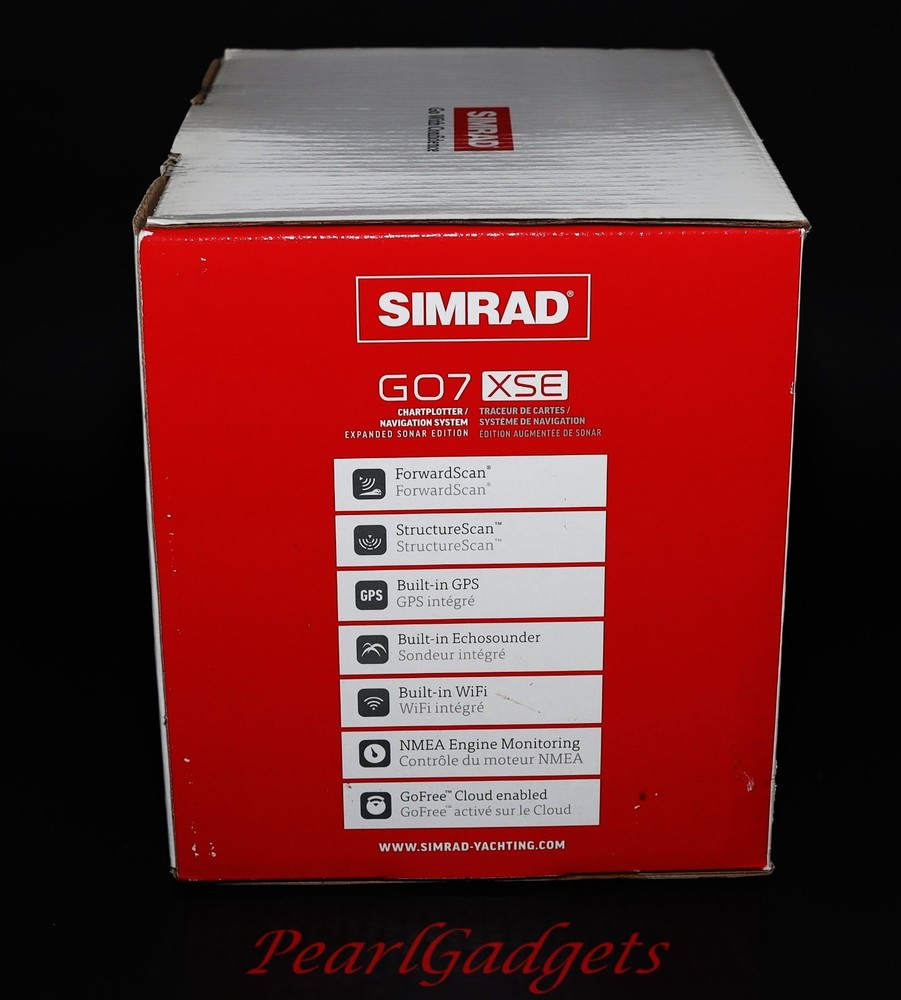 Simrad GO7 XSE GPS Chartplotter Sonar Multifunction Display with Power Cord