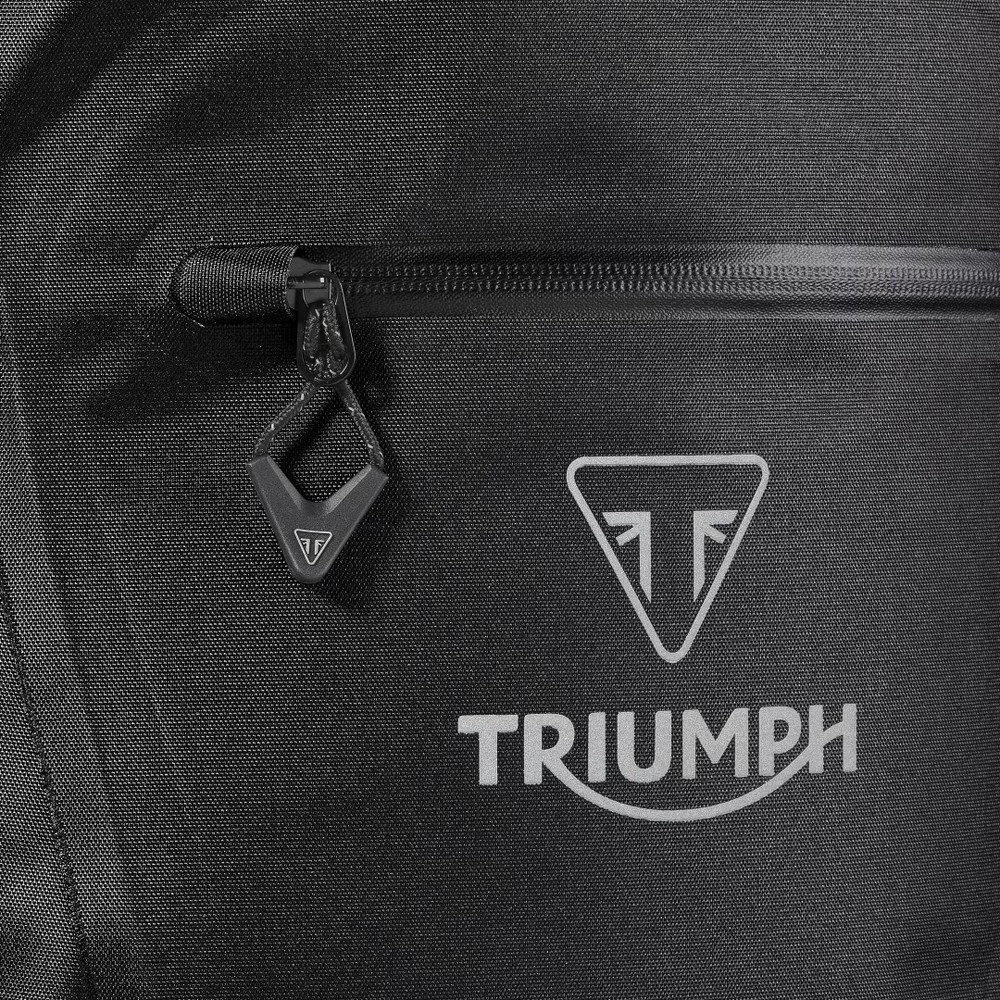 Genuine Triumph Black Ultralite 25L Backpack MLUA24006