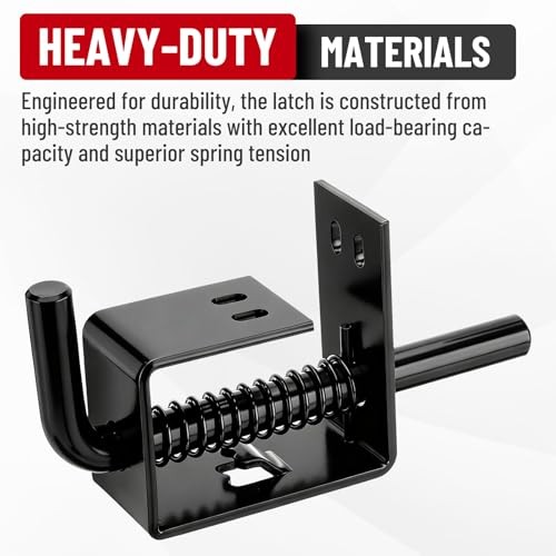 Trailer Gate Spring Latch Kit, 4-Pack Replacement for Carry-On Trailer Gate