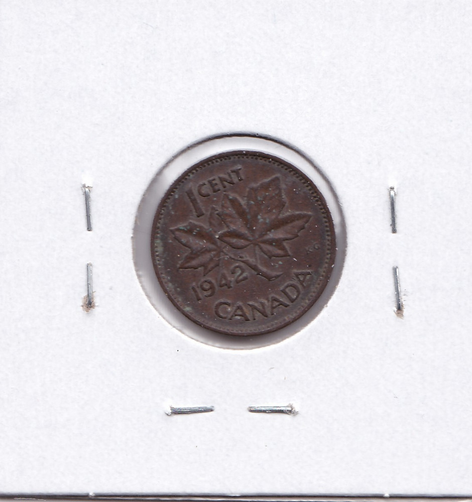 1942 Canadian Cent