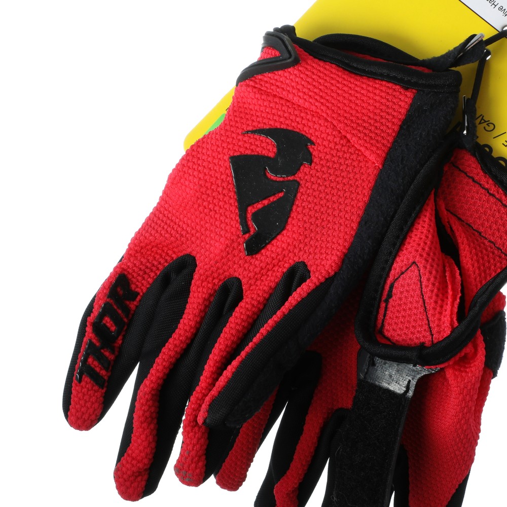 Thor Youth Red Sector Gloves Small
