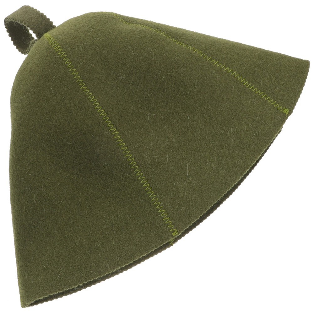 Thick Wool Sauna Hat Comfortable Bath Cap for Men Women Shower Use