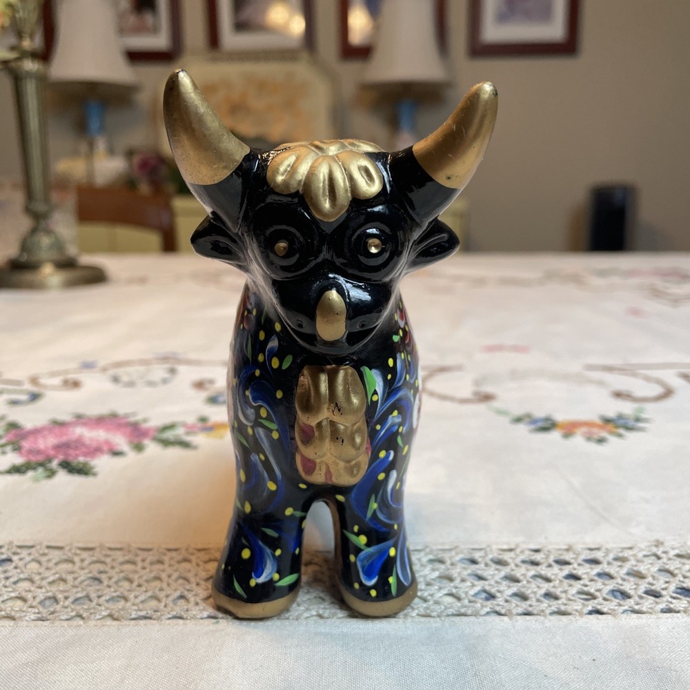 Handmade Torito de Pucara – Peruvian Ceramic Bull – Unique Home Decor & Gift