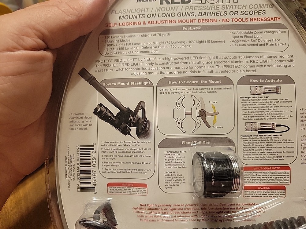 Nebo Protec Red Light