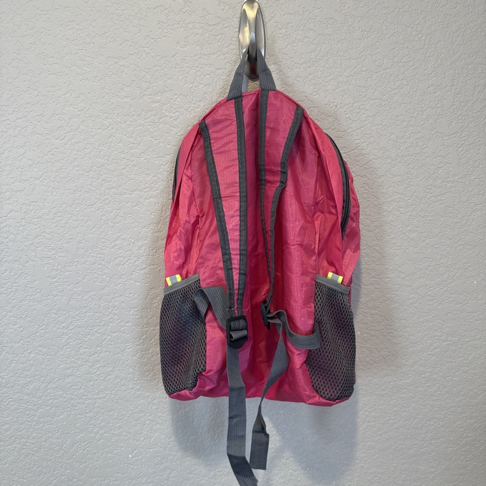 Outdoor Lightweight Packable Pack Travel Backpack Compact Foldable Bag Pink