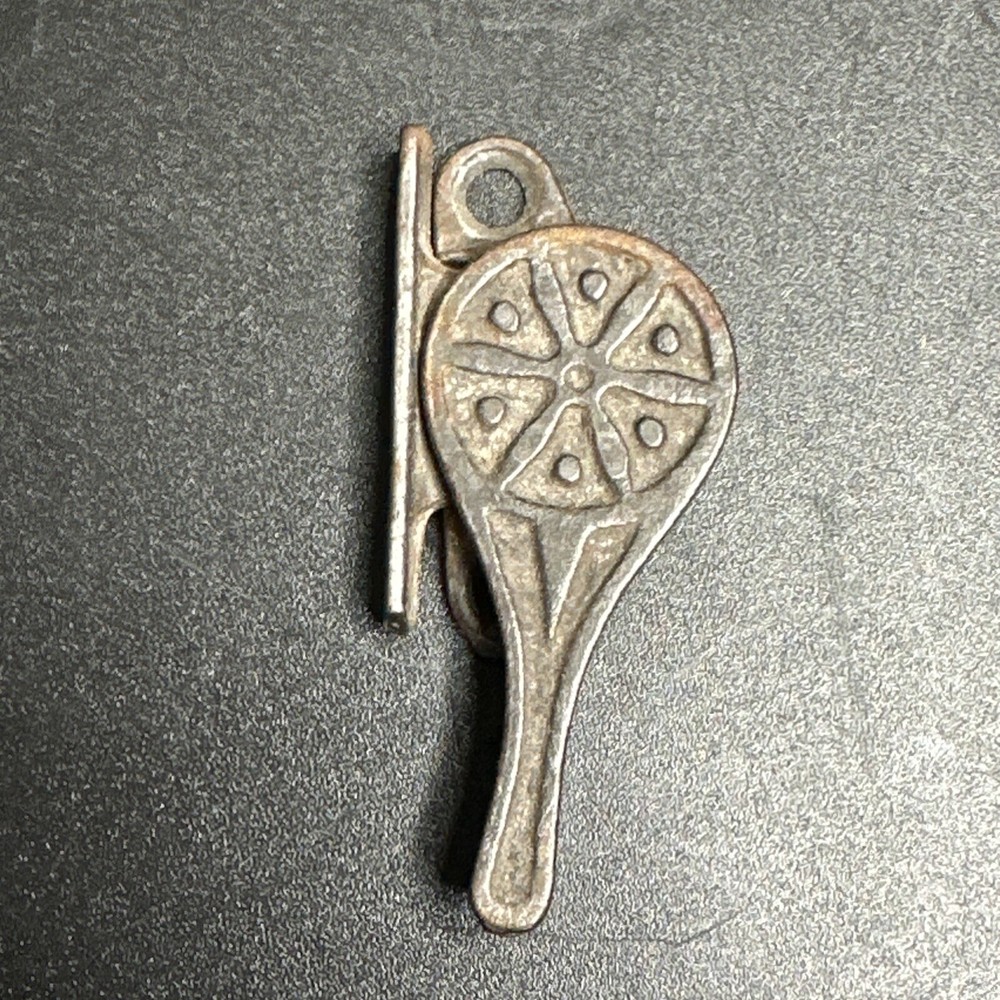 Antique Victorian Black Cast Iron Side Window Sash Lock