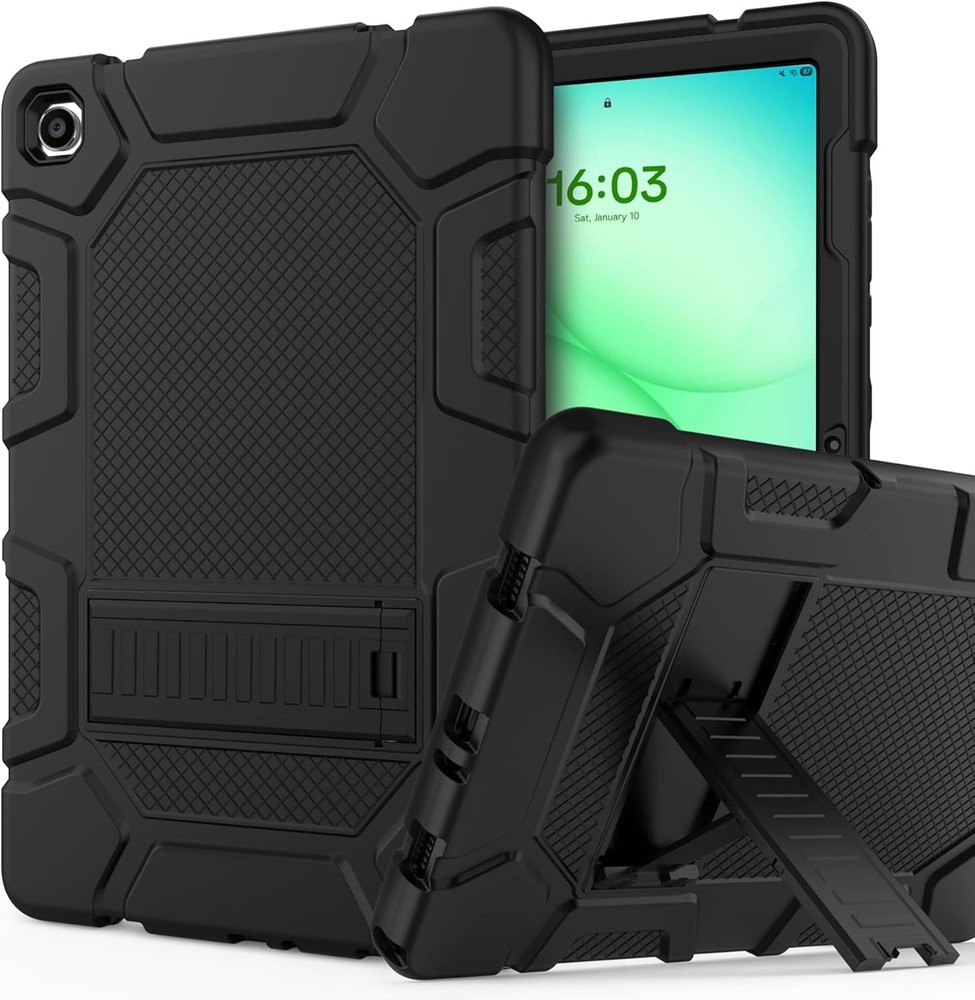 Rugged 3-Layer Shockproof Case with Kicks for Samsung Galaxy Tab A11+ 11