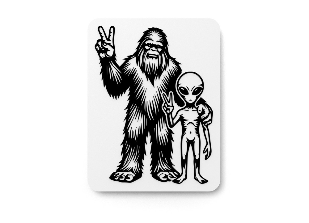 Space Man | Funny sign For Home or Office