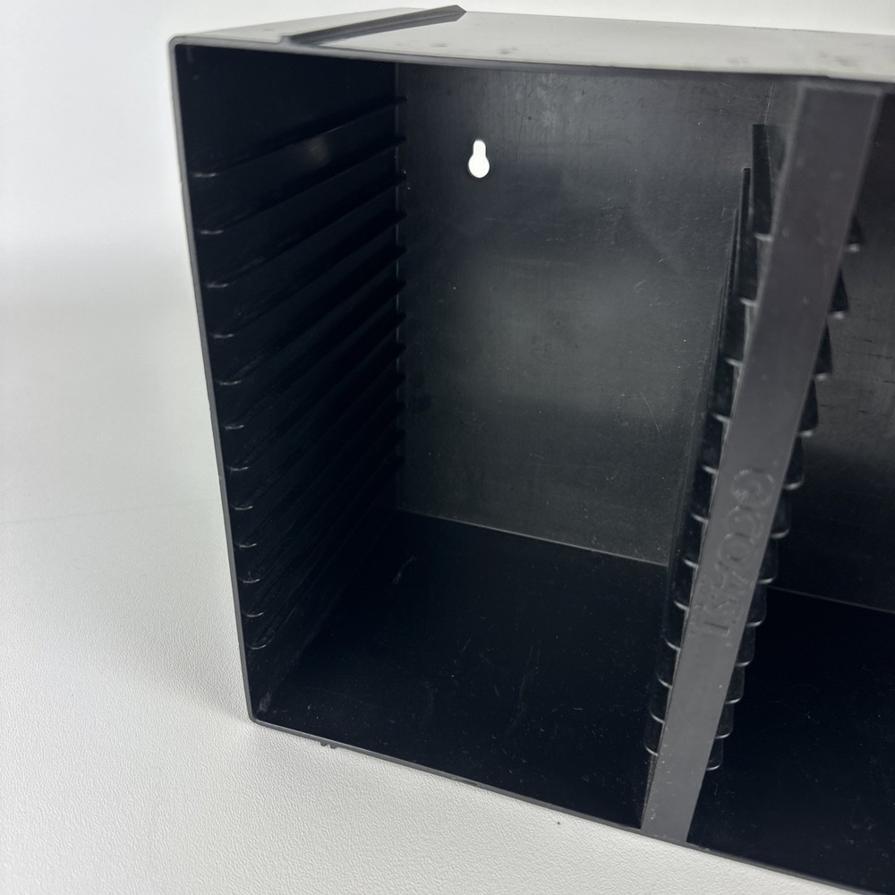 Coast 30 CD Storage Case Wall Mountable Black Plastic Insert For Travel Case