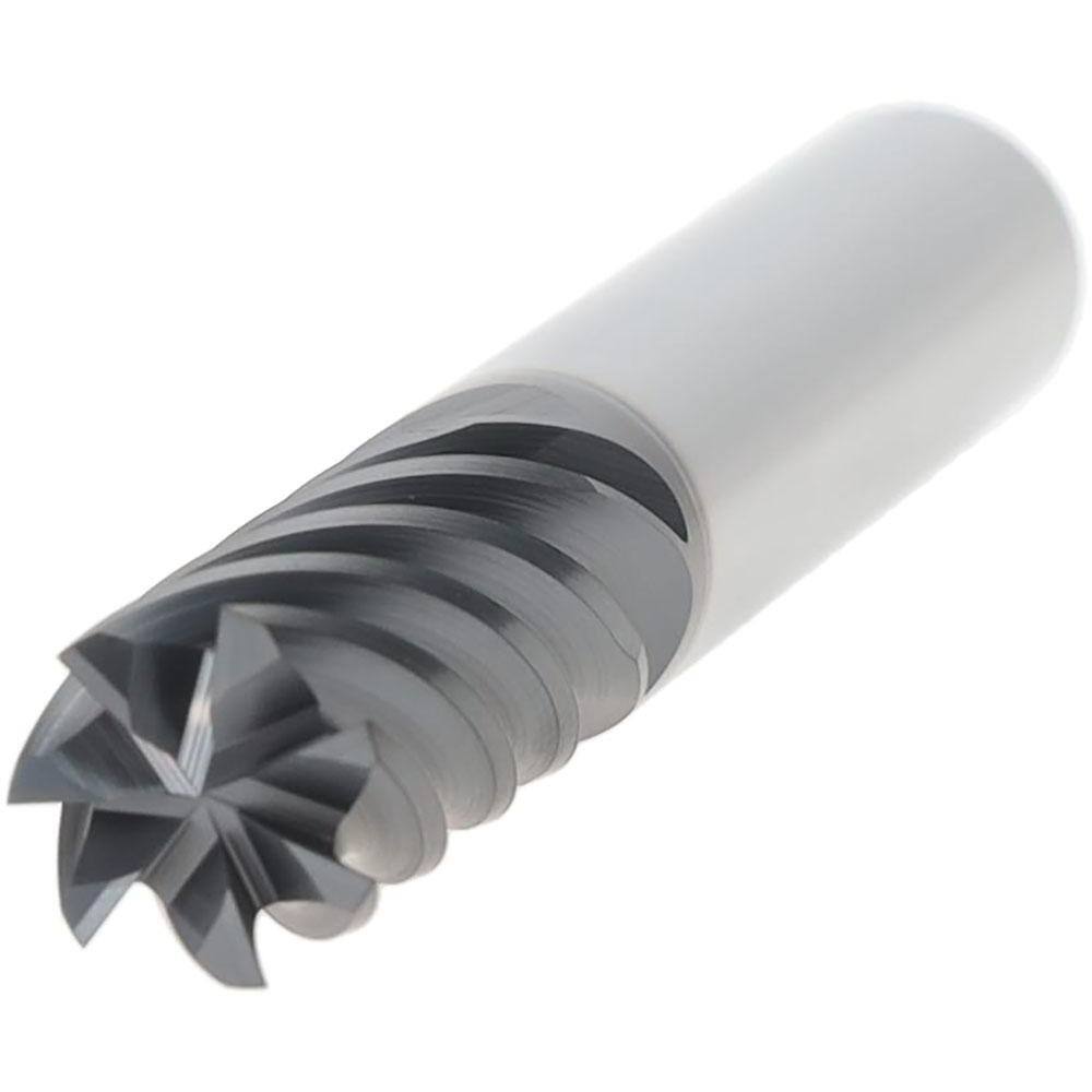 Iscar 7 Flute Solid Carbide Roughing & Finishing Corner Radius End Mill TiAlN...