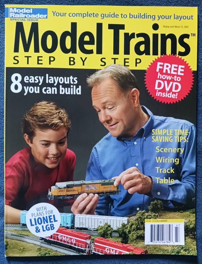 Model Railroader Special Issue - Model Trains: Step By Step - 2005 Edition W/DVD