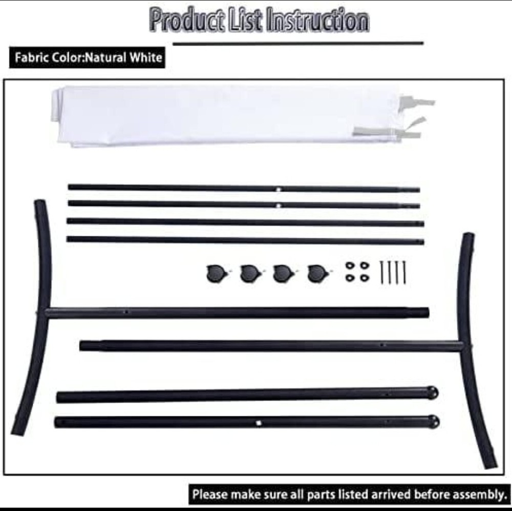 6ft Long One Panel White W/Wheels Room Divider