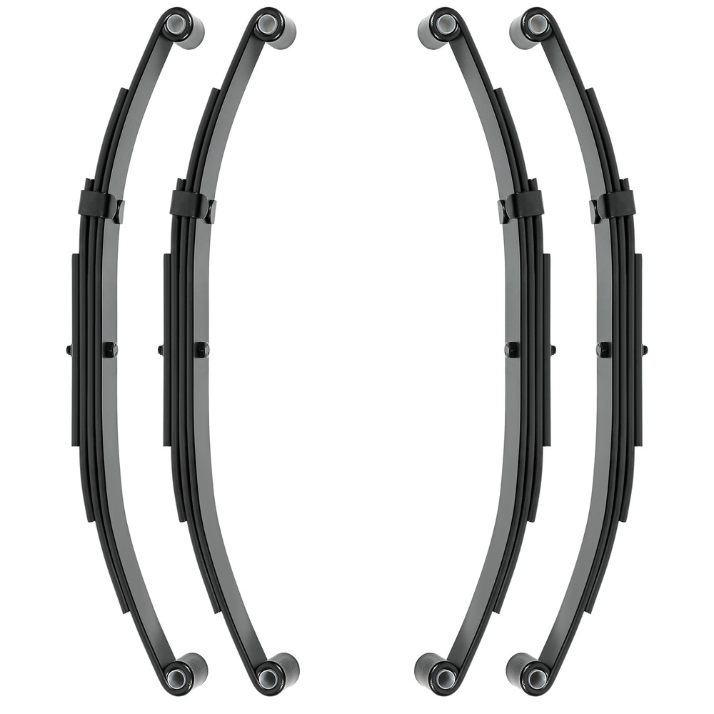 3500lbs Tandem Trailer Axle Suspension Kit Leaf Springs U-bolt + Hanger Set