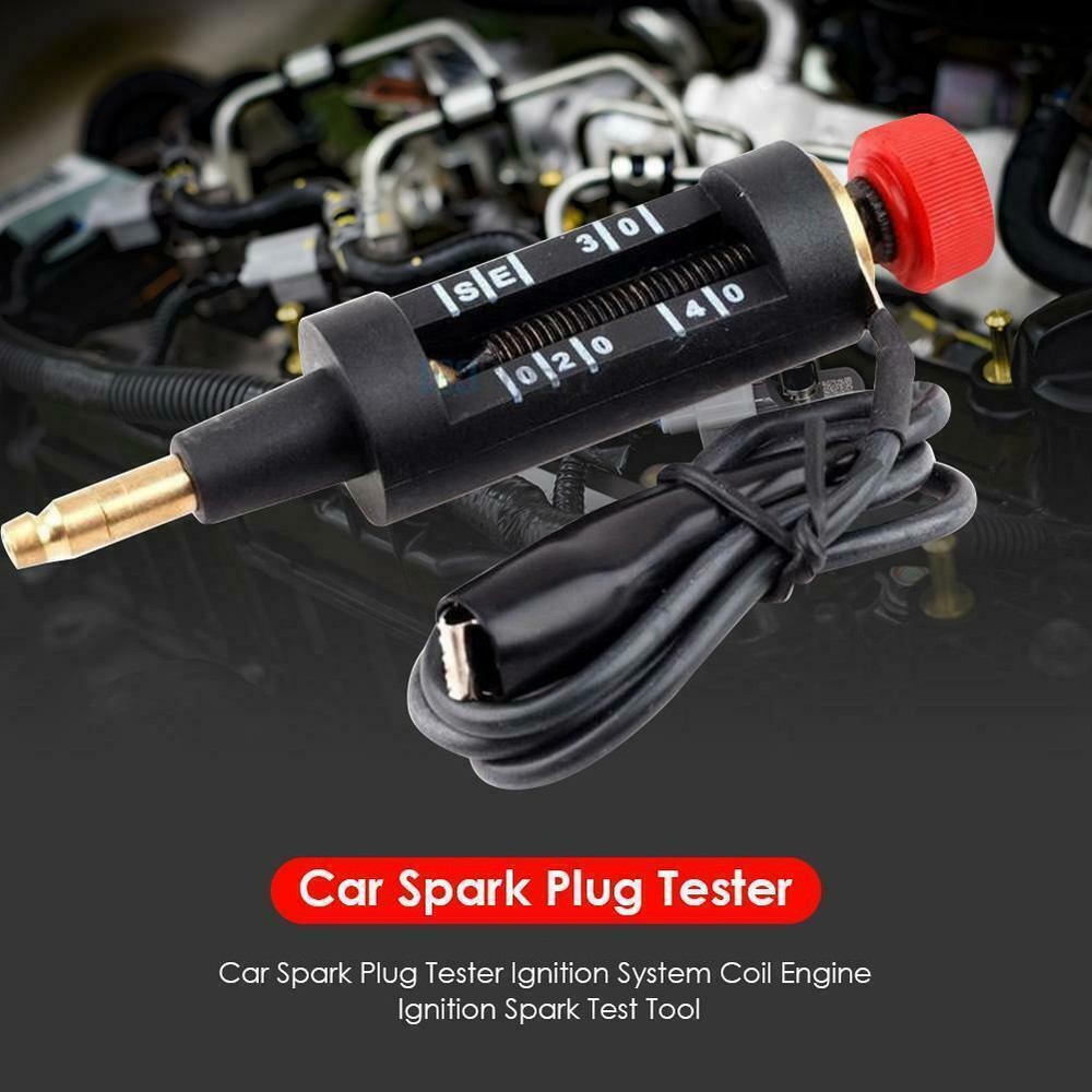Spark Plug Tester Car Tool Ignition Diagnostic Adjustable Wire Circuit Coil Tool