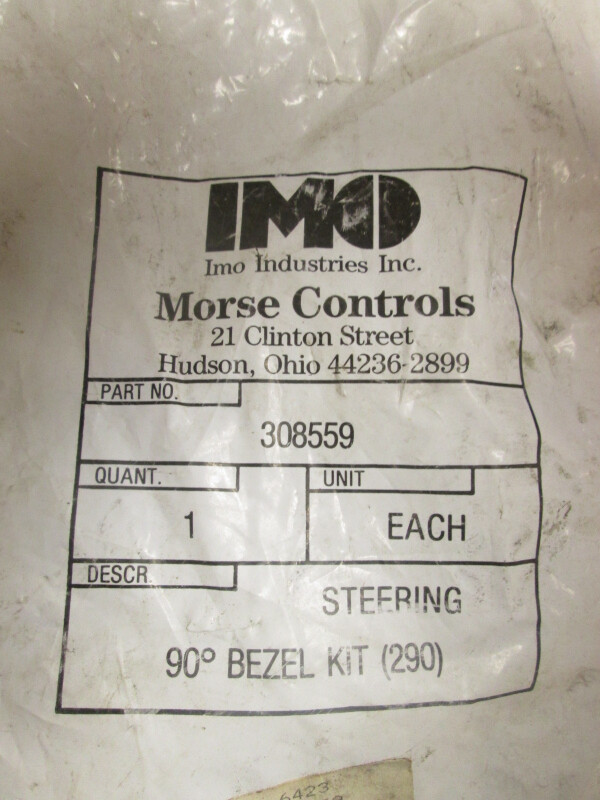 308559 Morse Controls 90 Degree Bezel Steering Kit
