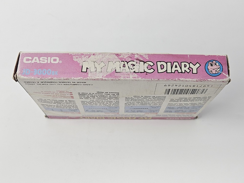 Casio My Magic Diary JD-3000 Black *Tested & Works* *Great Condition* *Rare*