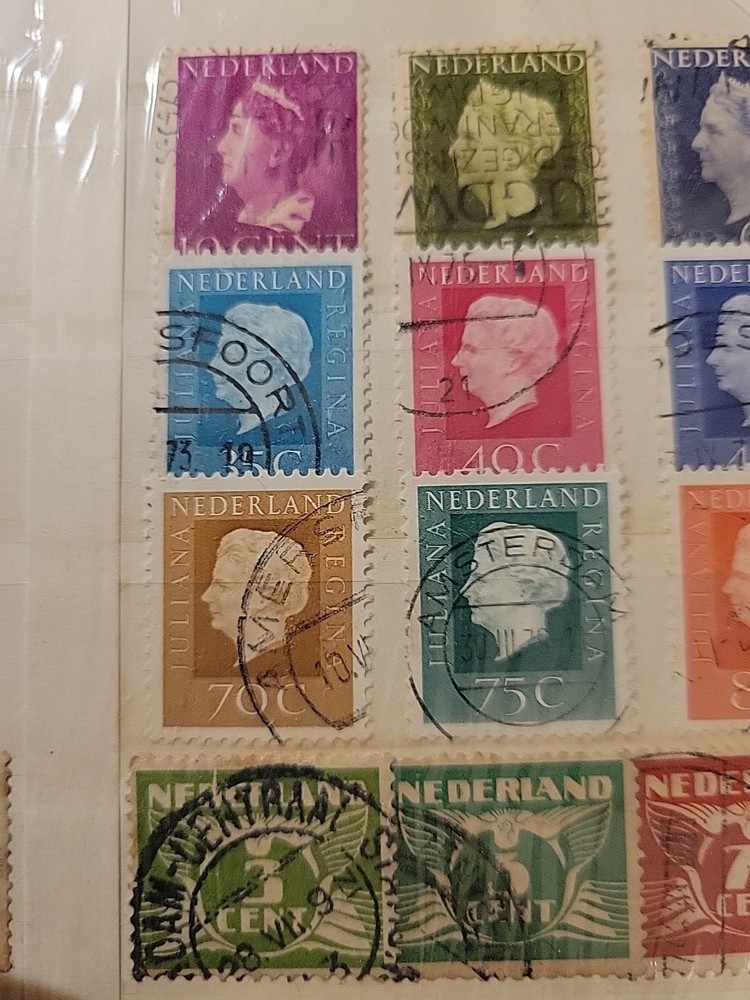 Used 24 NETHERLANDS stamps