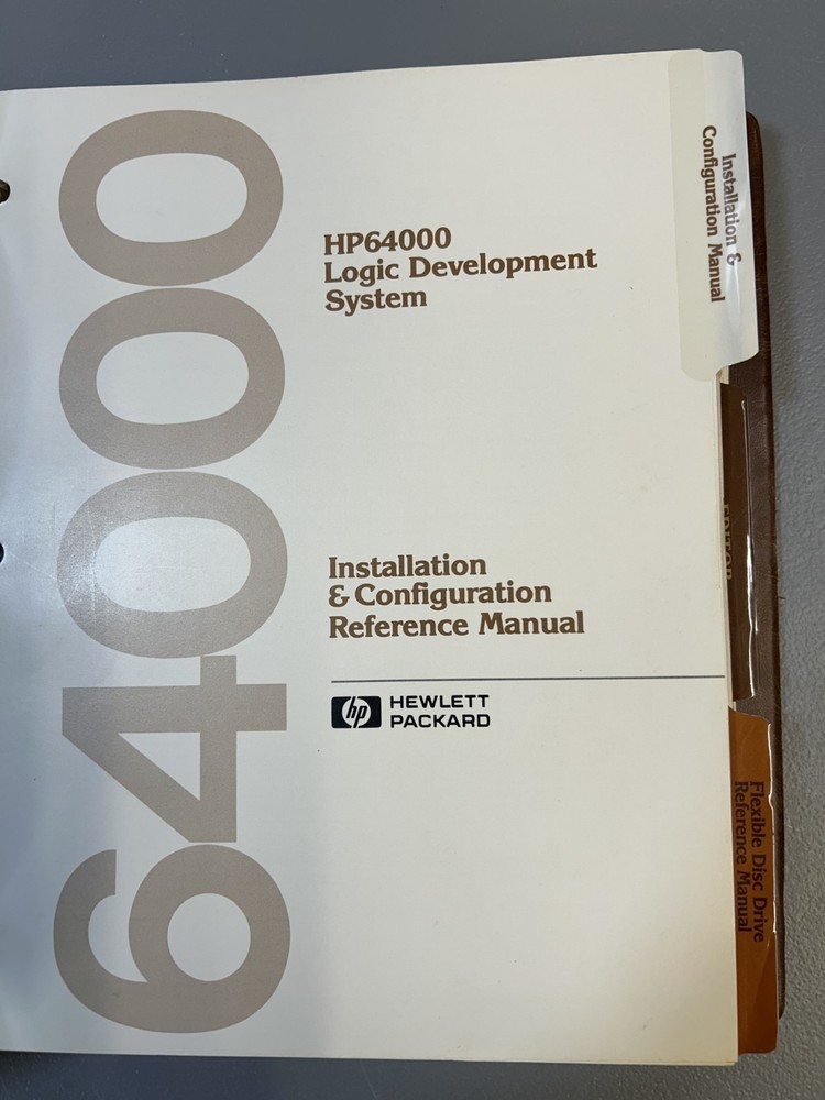 HP 64000 Development System Set of Manuals