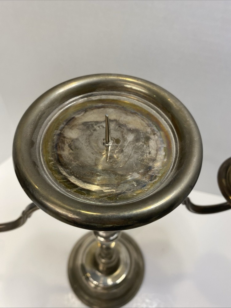 Vintage Silverplate 3 Arm Candelabra Beverly Clark Traditional Gothic Decor