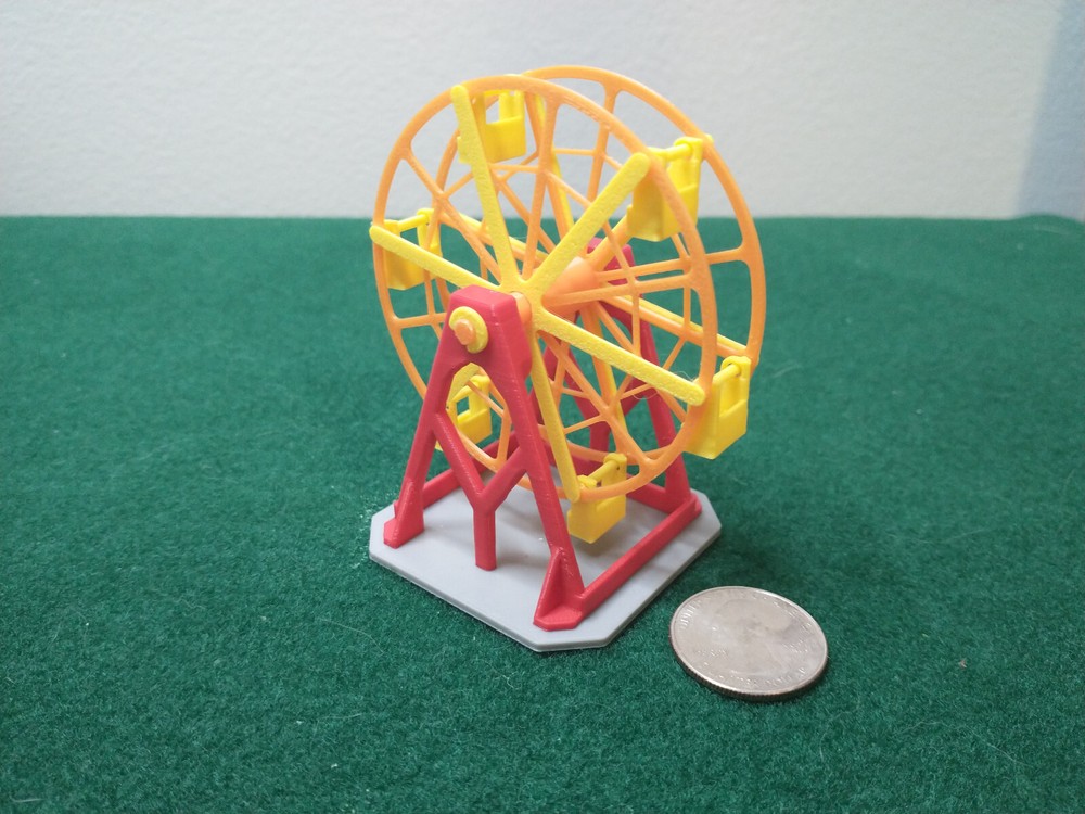 Ferris Wheel Model Ride - Z Scale - Non-Motorized