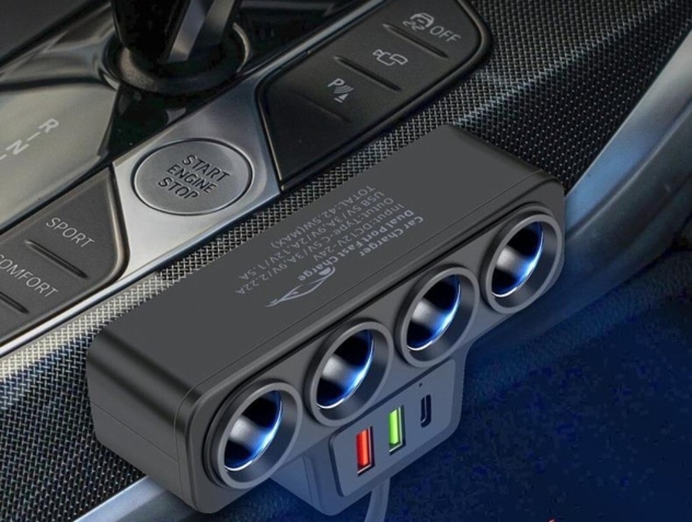 Car Cigarette Lighter Car Conversion Power Plug High Power Female Socket