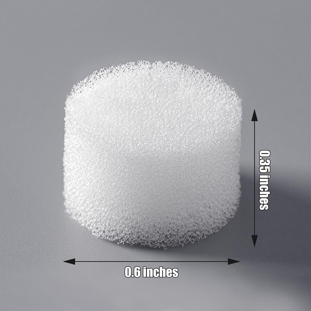 100 Pack Air Filter Sponge for Compressor Systems - Easy Replacement & Hygiene
